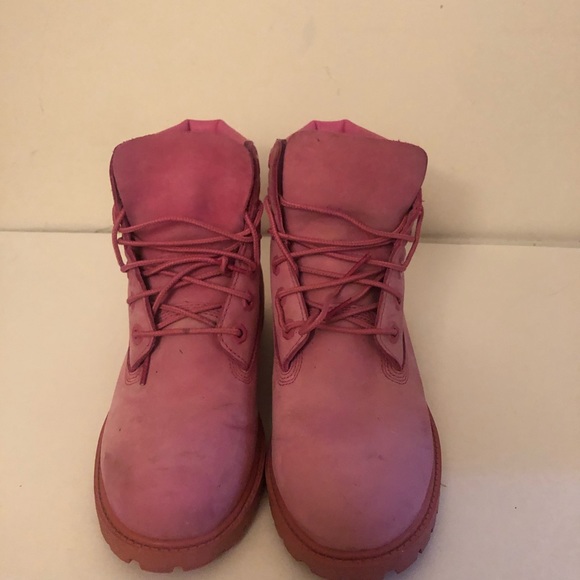 Size 4.5 women’s Pink Timberland ladies boots - Picture 2 of 6
